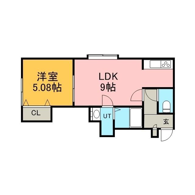 SWEET・727(1LDK/3階)の間取り写真