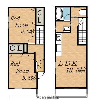 メゾンドアンジュ(2LDK)の間取り写真