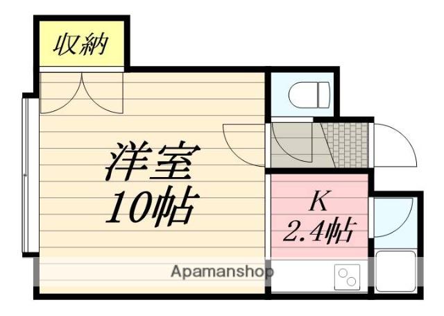 コート澄川 A棟(1K/2階)の間取り写真