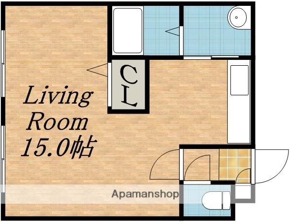 栄通銀座パレス(1K/4階)の間取り写真