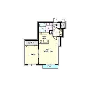 ライオンズパレス平岸(1LDK/4階)の間取り写真