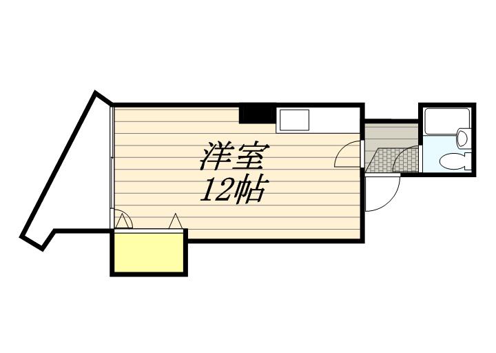 エクセレントハウス平岸(ワンルーム/7階)の間取り写真