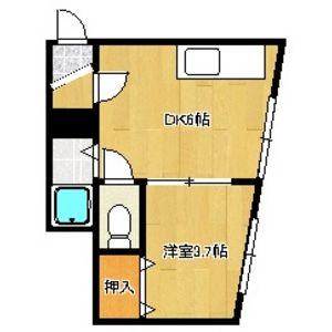 プラザケアンズ A棟(1LDK/3階)の間取り写真