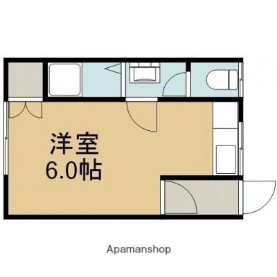 シングルコート上野(ワンルーム/1階)の間取り写真
