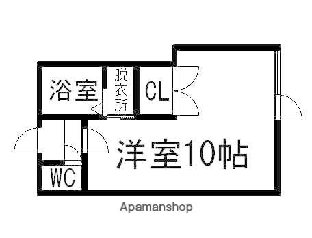 松屋第2ビル(ワンルーム/2階)の間取り写真