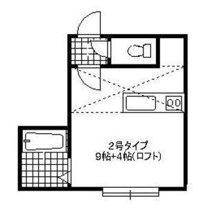プレスティジャス美園(ワンルーム/1階)の間取り写真