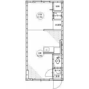 カサデューク平岸53・55・56(1LDK/3階)の間取り写真