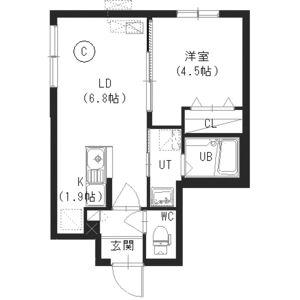 レクスベイル澄川(1LDK/3階)の間取り写真