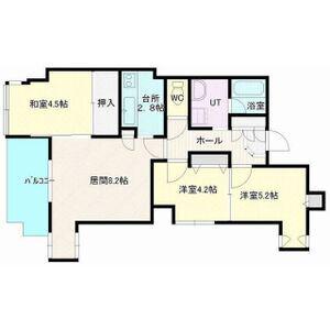 真駒内ガーデンハウス(3LDK/2階)の間取り写真