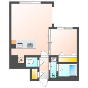 カレラ学園前(1LDK/3階)の間取り写真