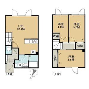 COMFORT(3LDK/1階)の間取り写真