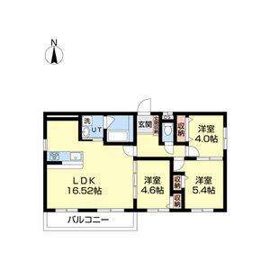 HS313(3LDK/3階)の間取り写真