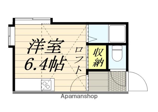 PLAZA IN 山鼻(ワンルーム/3階)の間取り写真