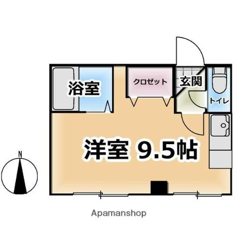 第5松屋ビル(ワンルーム/3階)の間取り写真