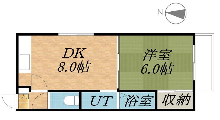 グレイシャス本郷(1LDK/6階)の間取り写真
