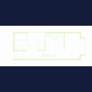 ハイデンス曙(ワンルーム/3階)の間取り写真