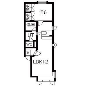アーバンポエムノース28(1LDK/3階)の間取り写真