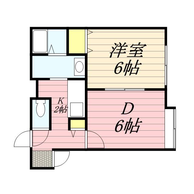 シード豊平(1LDK/3階)の間取り写真