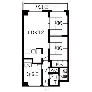 ソレイユ31(3LDK/6階)の間取り写真
