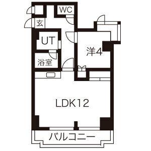 さんぱちBLDII(2DK/10階)の間取り写真