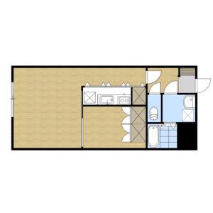 E-ONE(1LDK/3階)の間取り写真