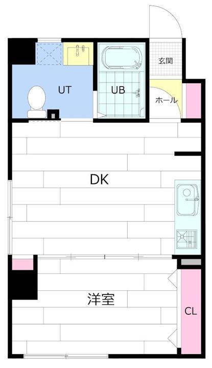 プレゼンスN9C棟(1LDK/4階)の間取り写真