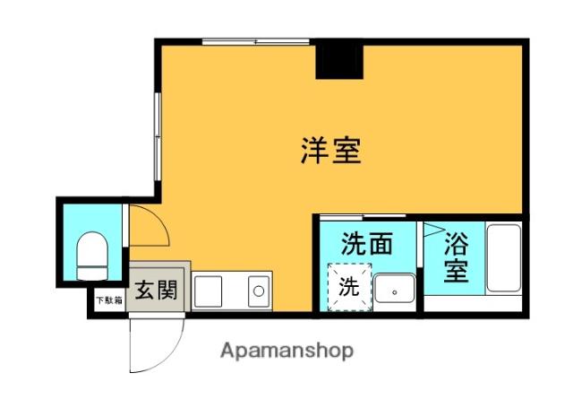 74パークマンション(ワンルーム/3階)の間取り写真
