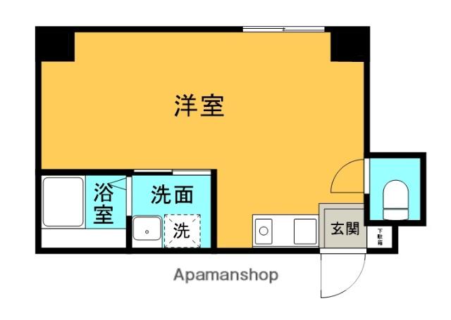 74パークマンション(ワンルーム/5階)の間取り写真