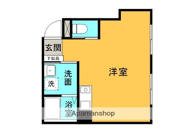 74パークマンション(ワンルーム/5階)の間取り写真