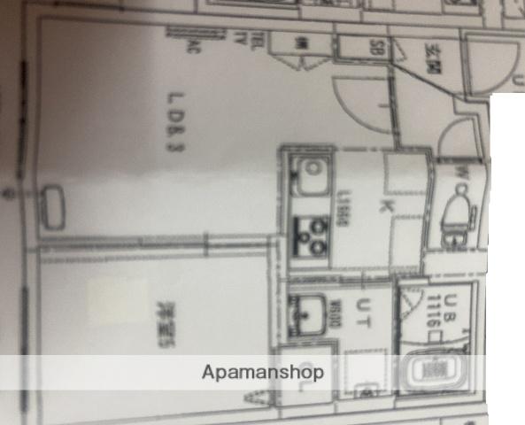 ロアジ美園(1LDK/3階)の間取り写真