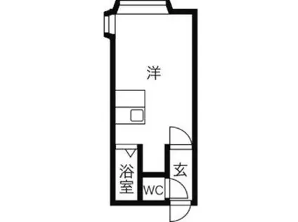 AMS文京台南町Ⅲ(ワンルーム/2階)の間取り写真