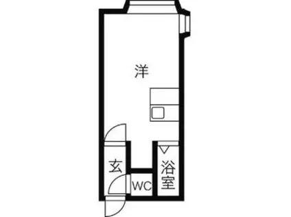 AMS文京台南町Ⅲ(ワンルーム/2階)の間取り写真