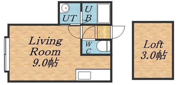 セントラルコート(1LDK/2階)の間取り写真