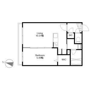 BERLINETTA45(1LDK/4階)の間取り写真