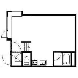 NOIR(ワンルーム/1階)の間取り写真