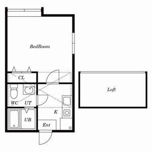 ROSA LUCENT(1K/1階)の間取り写真