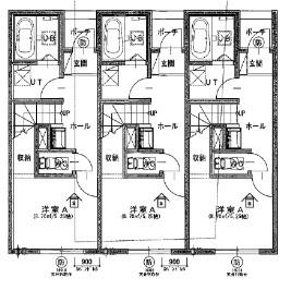 BELLE T・M D(3LDK/1階)の間取り写真