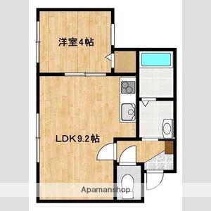 LIEN F・VILLAGE(1LDK/2階)の間取り写真