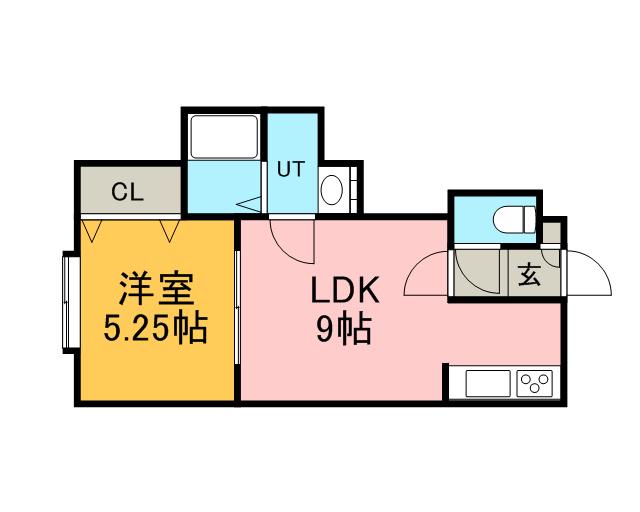 SWEET・727(1LDK/2階)の間取り写真