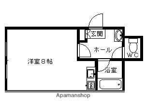 セトル南10条(1DK/2階)の間取り写真