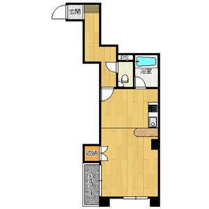 コンフォート月寒東(1K/5階)の間取り写真