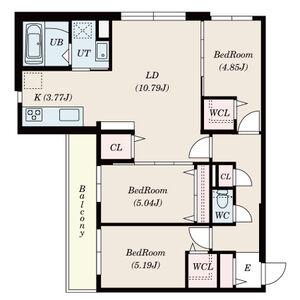 ミュンヘンスクエアⅠ(3LDK/4階)の間取り写真