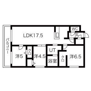 ATTRAENTE(3LDK/1階)の間取り写真
