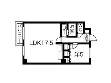 ダイアナ南山鼻ヒルズⅠ(2LDK/4階)の間取り写真