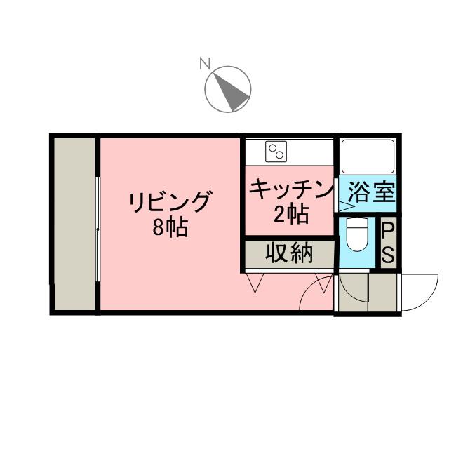 フォレスト裏参道(ワンルーム/3階)の間取り写真