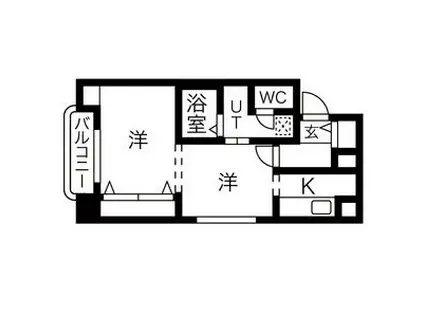エクセレントハウス豊平37(1LDK/11階)の間取り写真