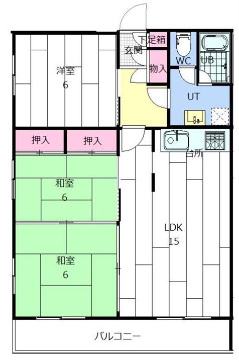 メゾン31(3LDK/2階)の間取り写真