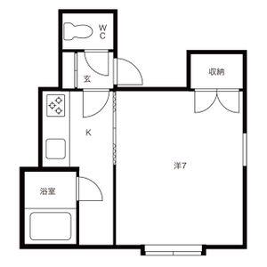 グァレンテ栄通Ⅱ(ワンルーム/3階)の間取り写真
