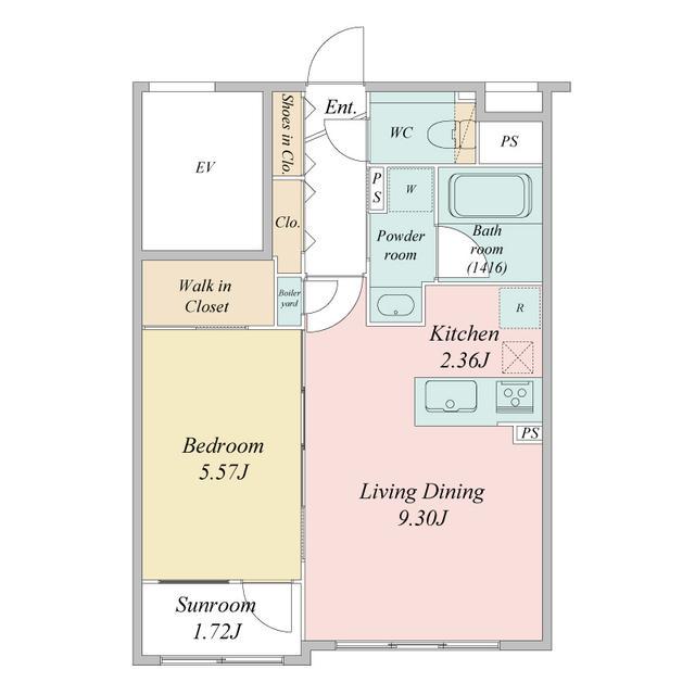 LIVECASA豊平(1LDK/5階)の間取り写真