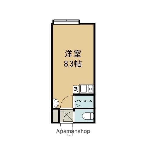 シティハイツ77(ワンルーム/2階)の間取り写真